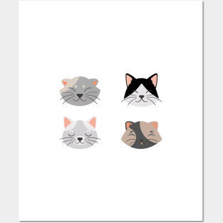 cat Posters and Art